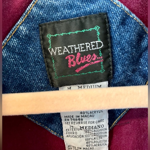 Weathered Blues Vintage Denim Patchwork Jacket - Picture 4 of 7